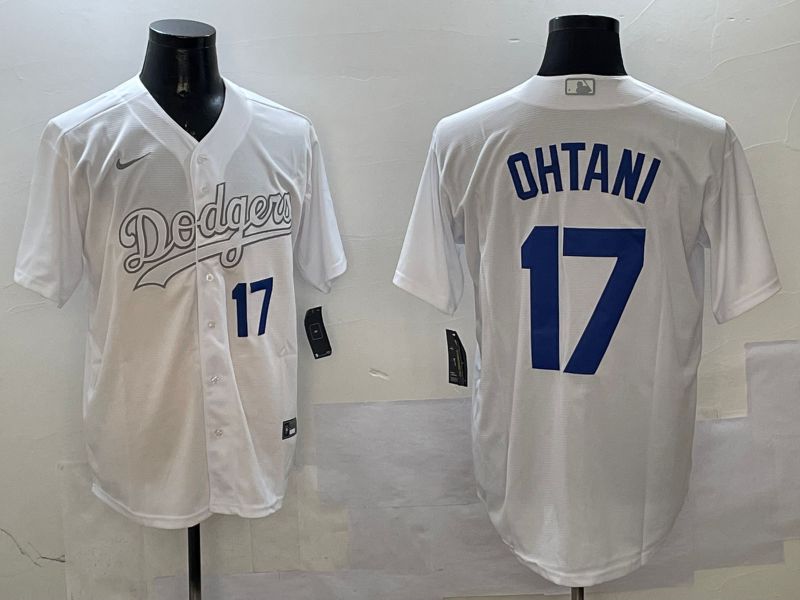 Men Los Angeles Dodgers 17 Ohtani White Fashion Edition Game 2025 Nike MLB Jersey style 10